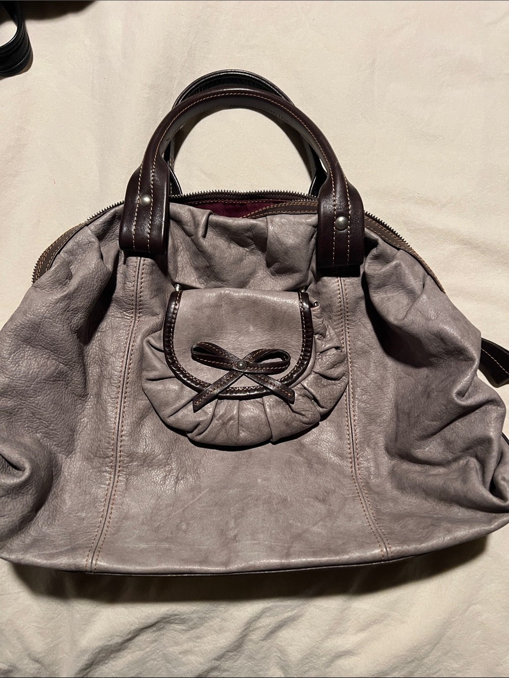 Nordstrom brand genuine leather bag